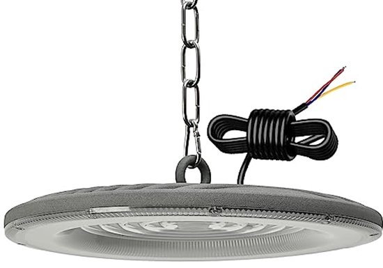 treoir Led-spot UFO 100 W, 10000 lm, werkplaatslamp, ledlamp UFO waterdicht, IP65, 6000-6500 K, koudwit, UFO led-spot voor garage, werkplaats, fabriek (1 stuk, 100 W