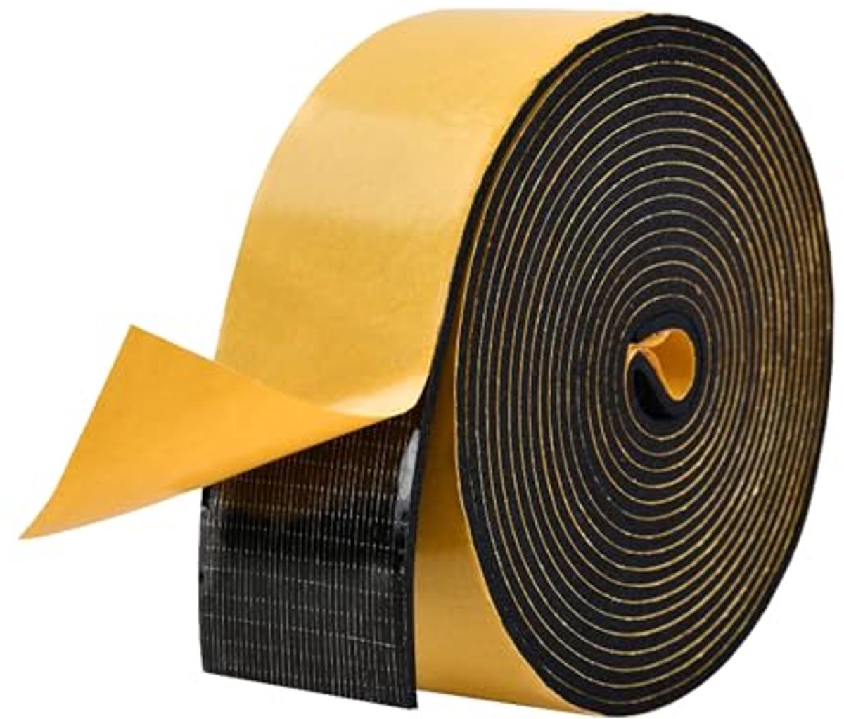 Zelfklevende Schuimrubberen Tape 50mm Breed voor Afdichting en Bescherming