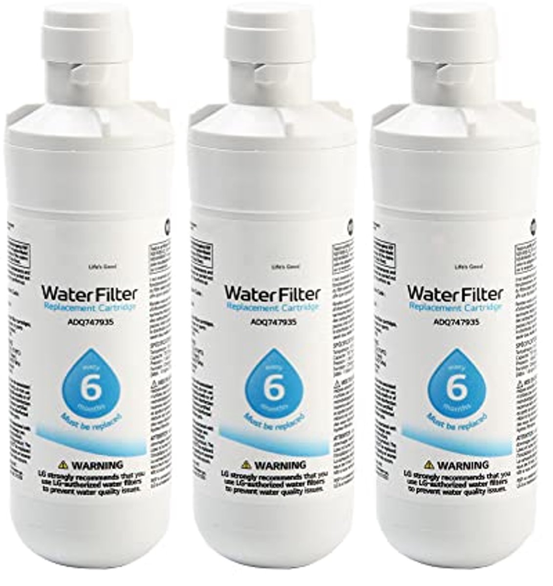 Vervangende Waterfilter voor Koelkast - 300L Capaciteit - Geschikt voor Franse Deuren en Side-by-side Koelkasten