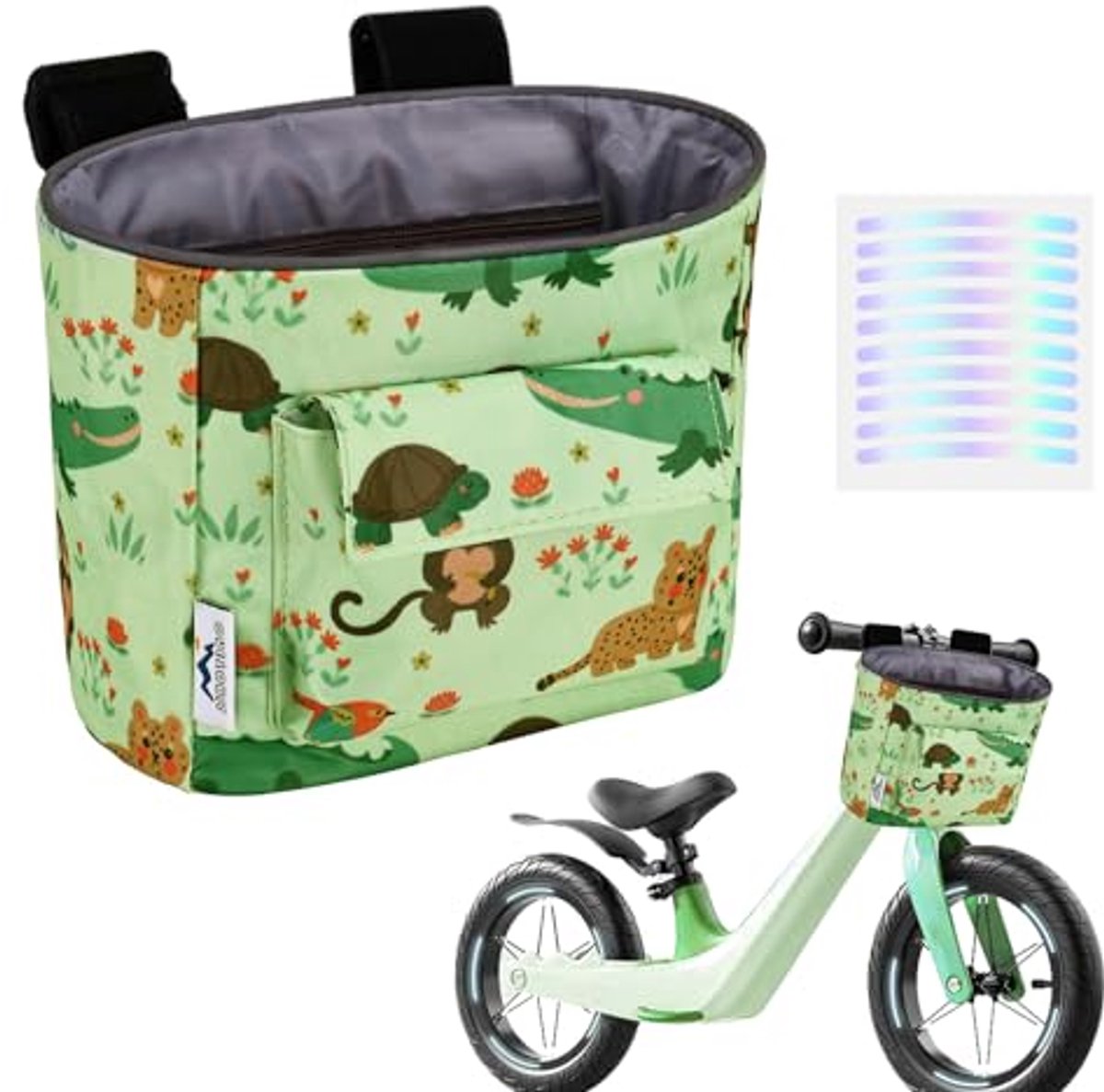 Fietstas voor Kinderen met Stabiele Bevestiging en Reflecterende Strepen