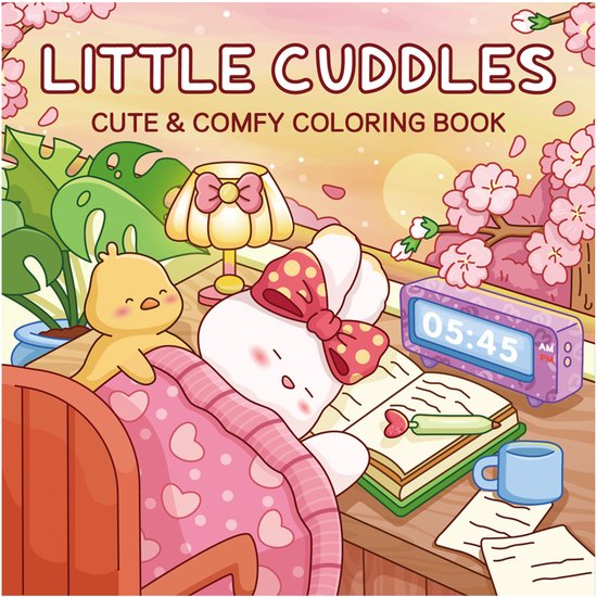 Little Cuddles Cozy & Comfy Coloring Book - 40 schattige kleurboek voor kinderen & volwassenen