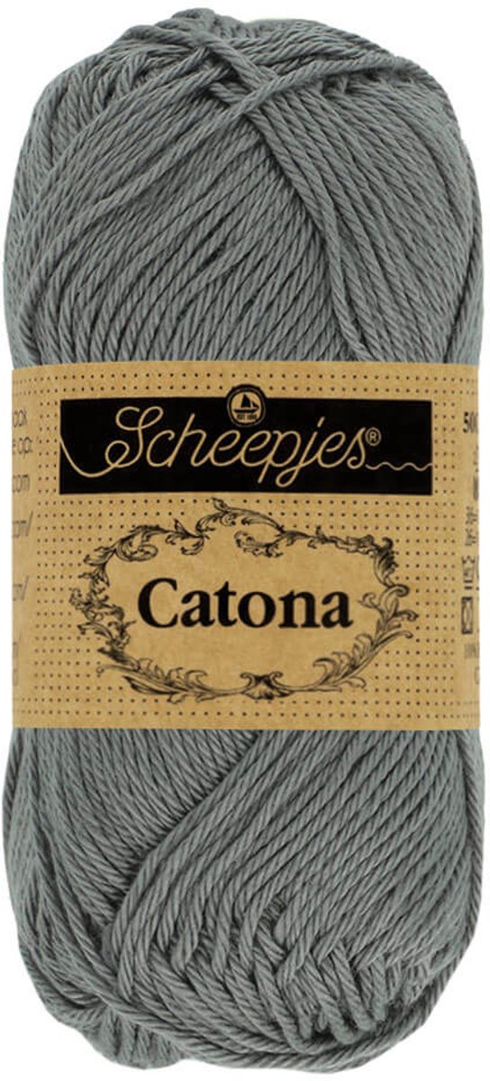Scheepjes Catona 25gr - 242 Metal Grey