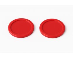 NORTH Airhockey Puck Rood 63mm 14 Gram (2 Pucks)