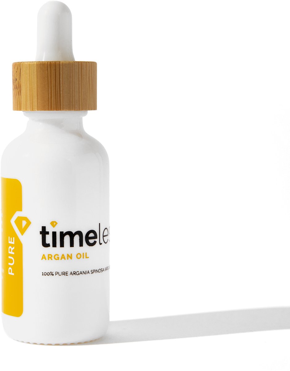 Timeless Argan olie - 100 % Puur Natuurlijk - Rijke Verzorging voor Droge Huid, Haar, Nagels en Lippen - Biologische Olie voor de Huid - 30 ml