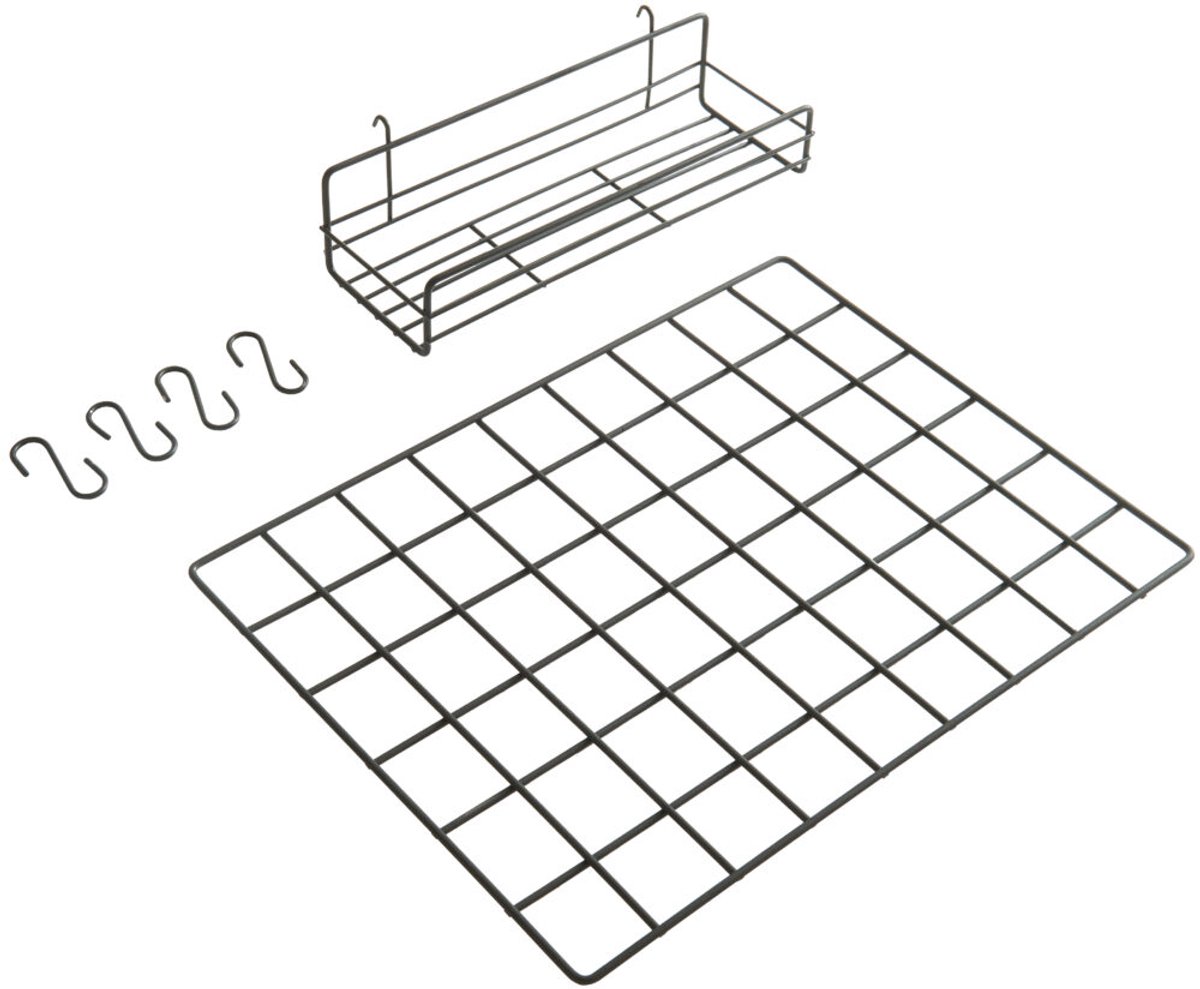 Millex organizer voor akoestische panelen – incl. S-haken (4) en legbord