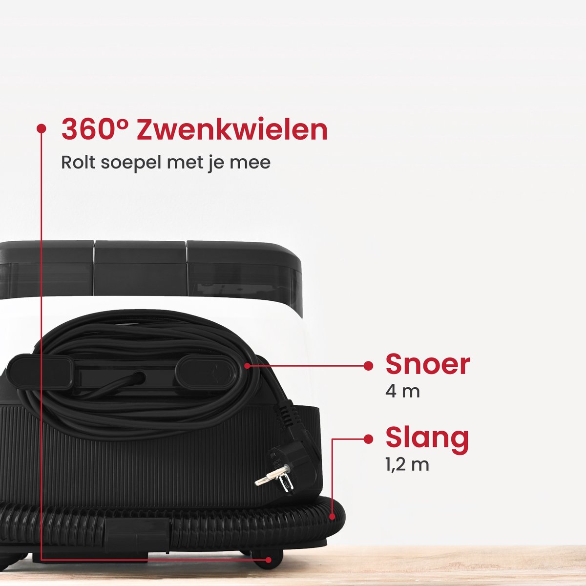 LuxeSteam 6-in-1 Stoomreiniger thumbnail 3