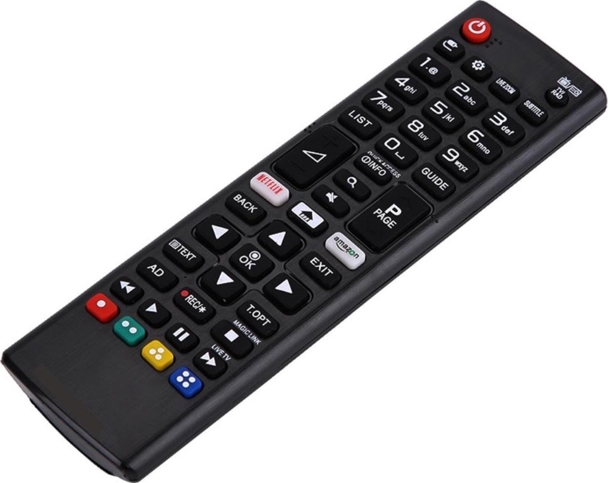 Universele Afstandsbediening - Universeel - Tv-bediening - Geschikt voor alle LG tv's - Remote Control - Zwart