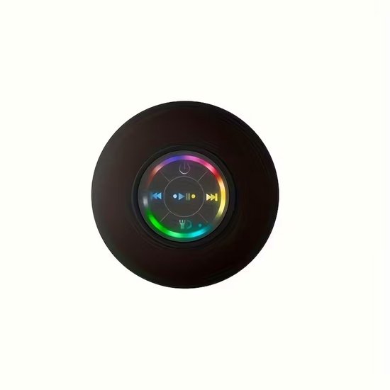 Pure17 Mini LED Badkamerluidspreker - Draadloos - USB Oplaadbaar - IPX4 Waterbestendig - Bluetooth 5.0 - Surround Sound - Voor Smartphone, Tablet & PC - Tafelmodel - Compacte Speaker met LED-verlichting van Pure17 — afbeelding 3