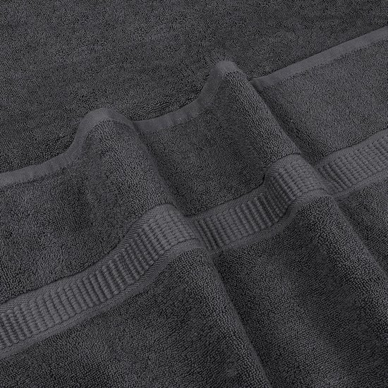 Polyte - Microvezel badhanddoek - pluisvrij & sneldrogend - wafelstructuur - zeer groot - blauw - 89 x 178 cm - 2 stuks