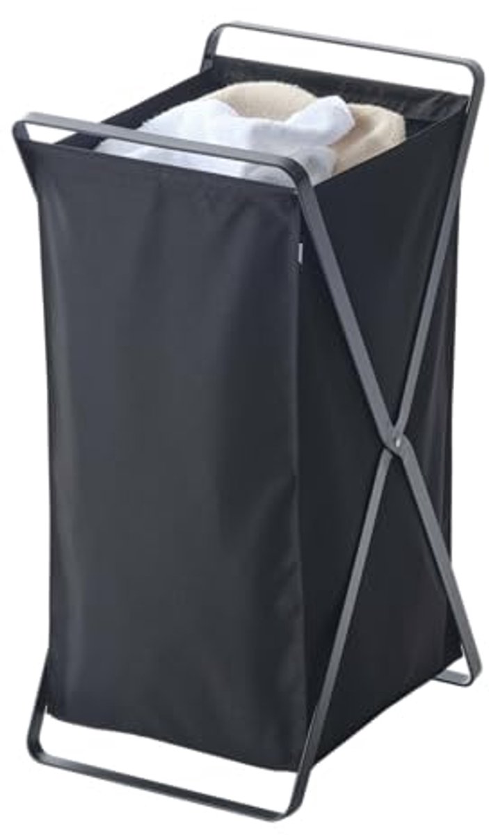 Wasmand van staal en polyester - 30 x 36 x 64 cm - Moderne opberging