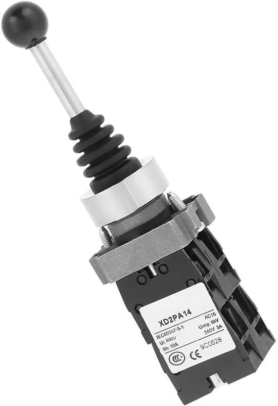 Produktbild von XD2PA14 Joystick-Schalter Verriegelnd – 4NO, 4 Positionen, 22mm Einbauloch, IP40, Für Steuerungen Bis 380V