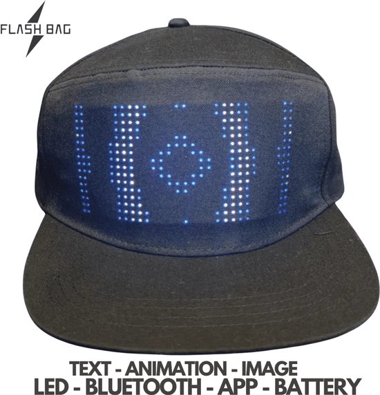 Flash Bag – Snap Back – LED PET – Connectivité APP – Animation – Texte – Smart Pet