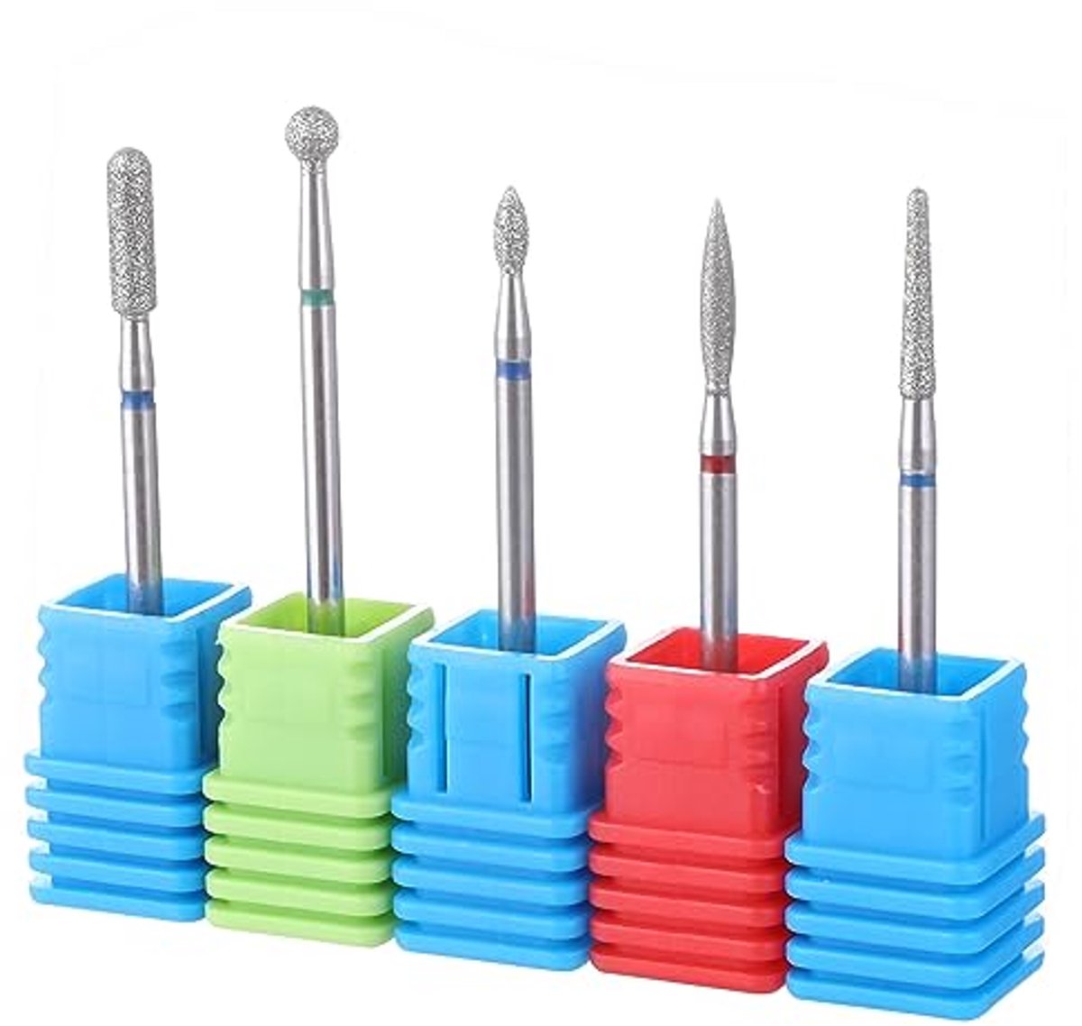 Professionele Nagelboren Set voor Gel en Acryl Nagels - 5 Stuks