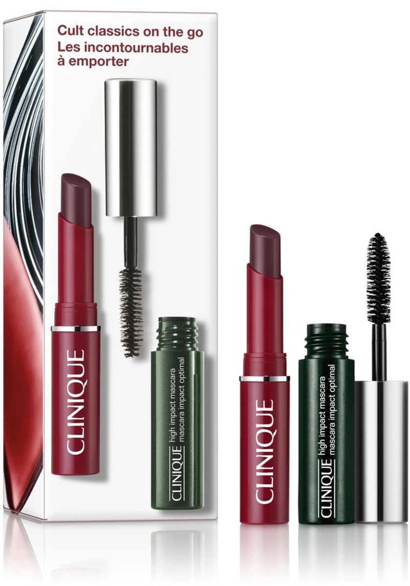 Clinique High Impact Mascara Cult Classics on The Go | 1.2 gr + 3.5 ml | Set 2 st