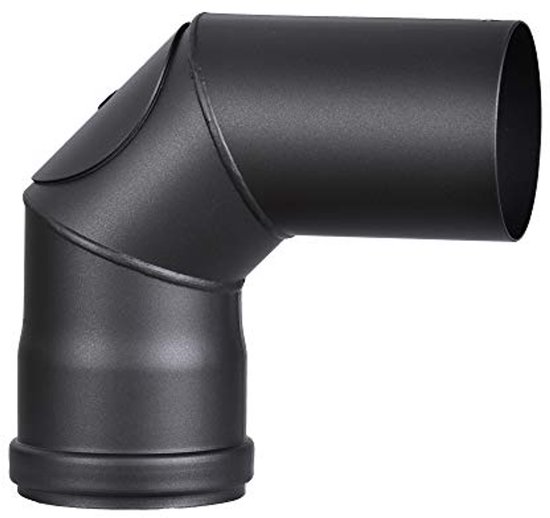 FIREFIX R80/2 Pelletofenrohr aus 1,2 mm starken Stahl in 80 mm Durchmesser, für Pelletöfen und FIREFIX R80/2 Pelletofenrohr aus 1,2 mm starken Stahl in 80 mm Durchmesser, für Pelletöfen und