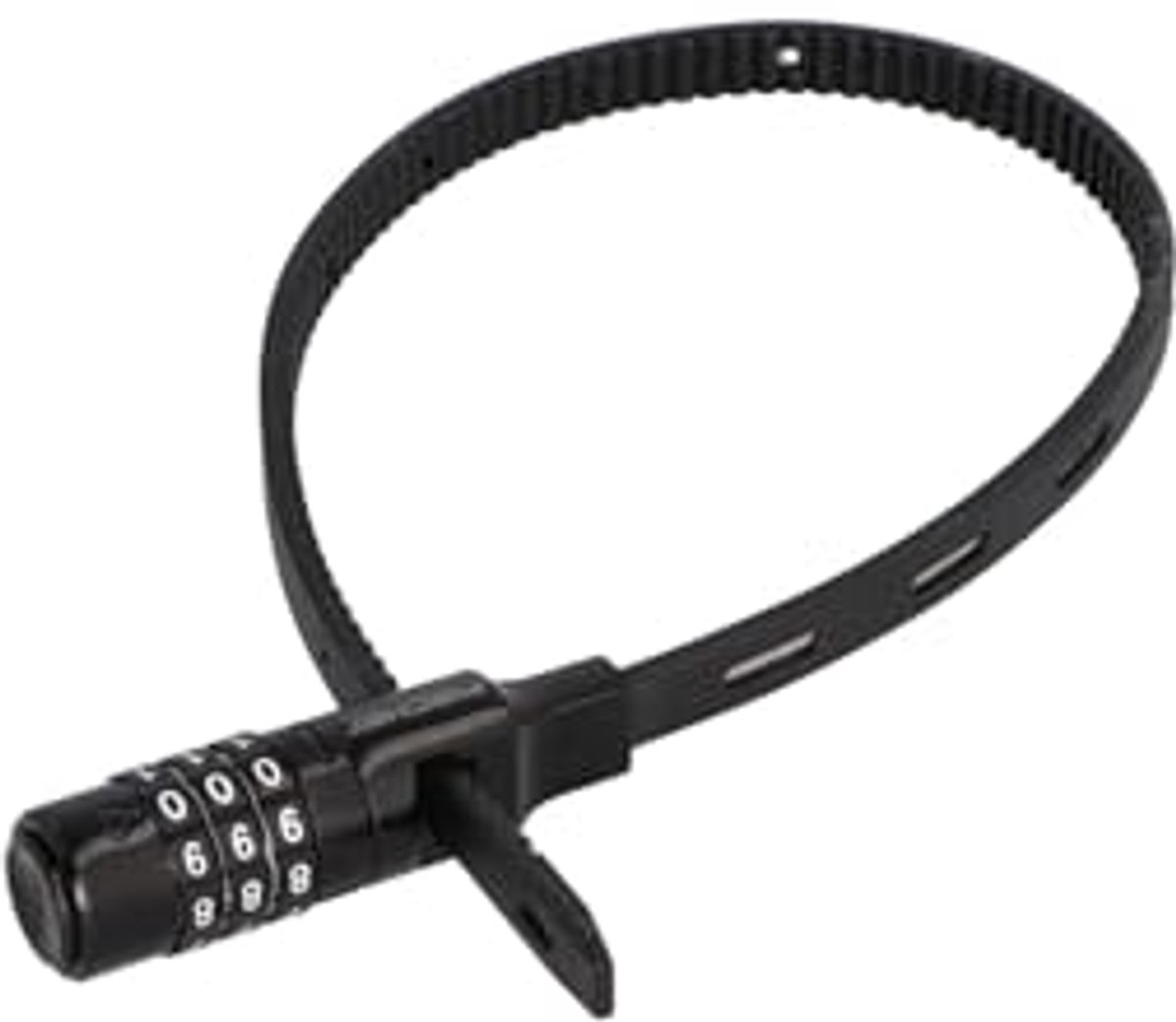 Fietsslot met cijferslot voor fiets, helm of skiën - 53 cm