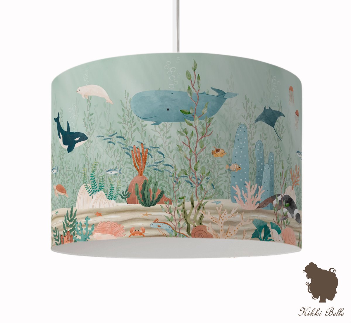 Hanglamp Kelp Forest Kikki Belle-lamp-kinderkamer-onderwaterwereld-incl pendel-snoer-E27