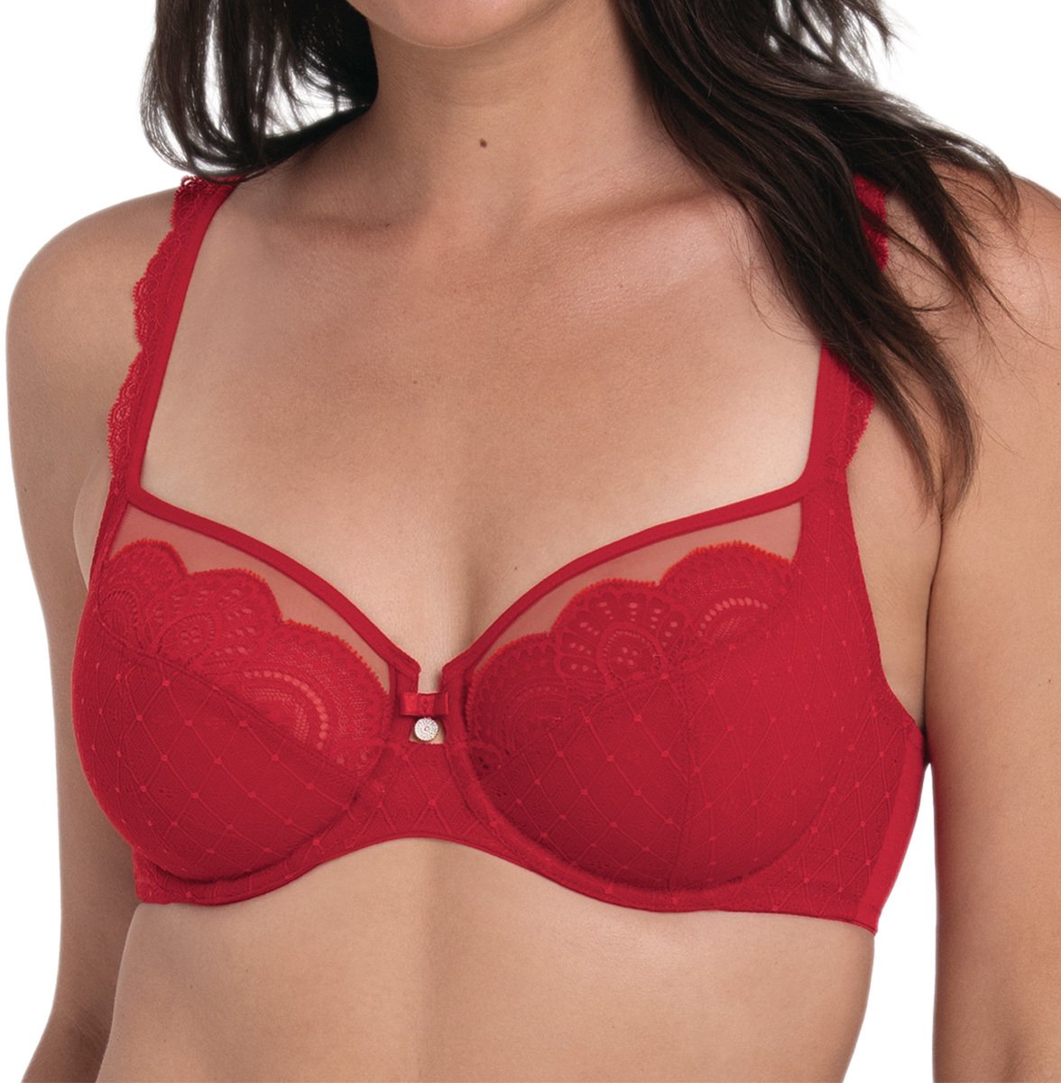 Rosa Faia Selma Beugel BH Red Rood 90 C