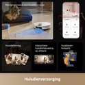Robotstofzuiger in "Reinigingsmodus voor huisdieren", met mobiele app