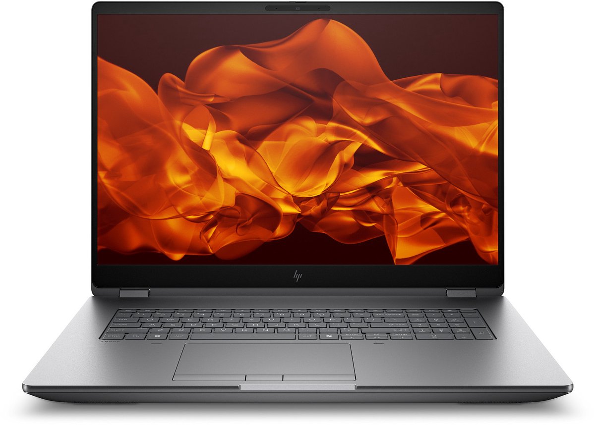 "HP ZBook Fury G1i 18 Intel Core Ultra 7 255HX Mobiel werkstation 45,7 cm (18"") WQXGA 64 GB DDR5-SDRAM 1 TB SSD NVIDIA RTX PRO 3000 Blackwell Wi-Fi 7 (802.11be) Windows 11 Pro AI Workstation, AI PC Zilver"