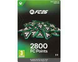 EA Sports FC 26 - FC Points 2800 - Xbox Series X|S/Xbox One - Currency - Niet beschikbaar in Belgiƫ