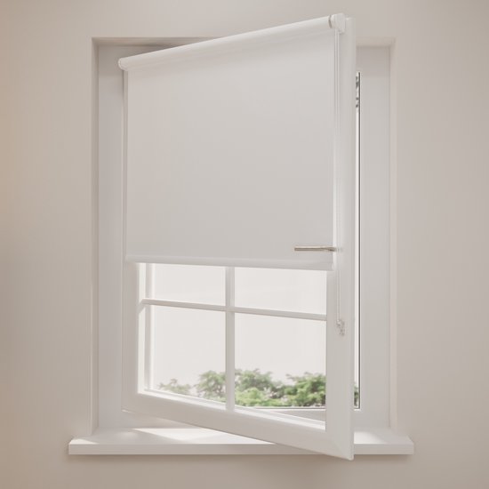 Store Enrouleur Occultant Mini - Wit - 70 x 150 cm - Full Color - Installation sans perçage
