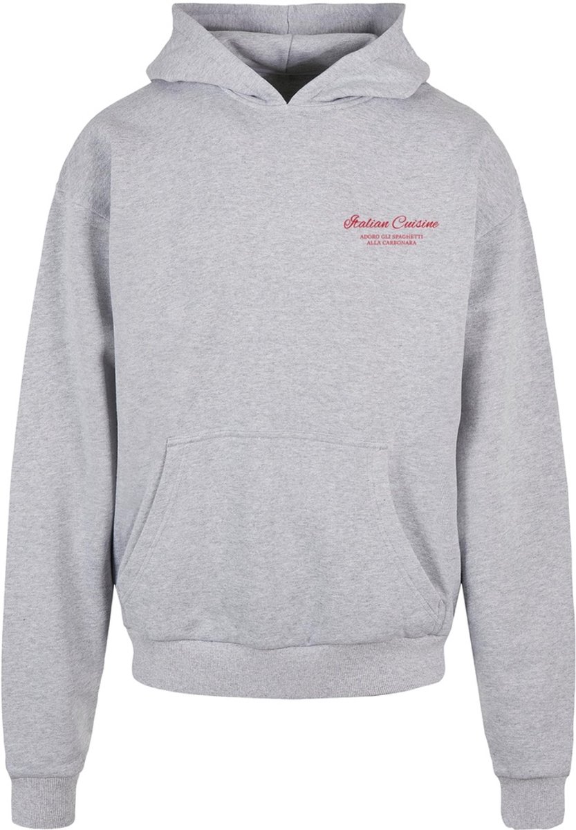 Merchcode - Al Dente Per Favore Oversized Hoodie/trui - M - Grijs