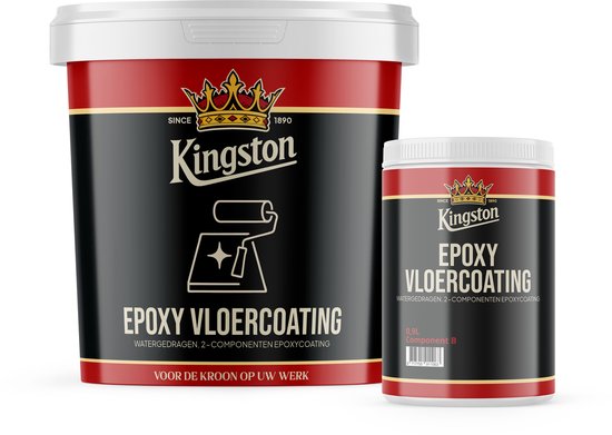 Kingston Epoxy Vloercoating - Wit - 5,1 KG