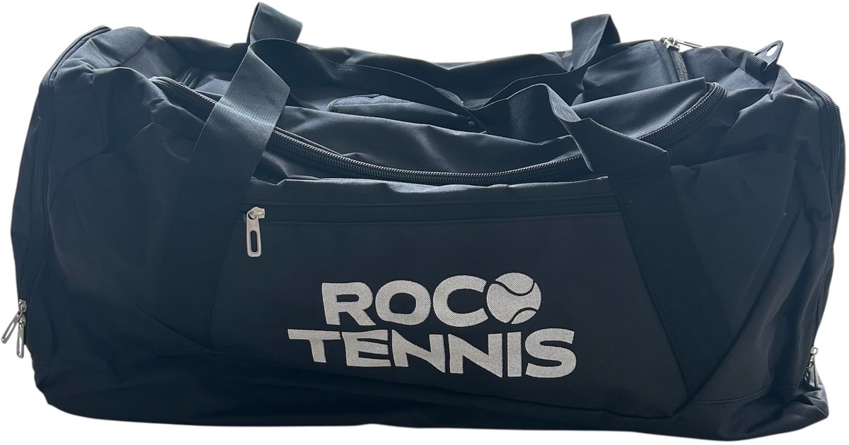 Roco Tennis | Sporttas | Reistas | 73 liter| Zwart | XL