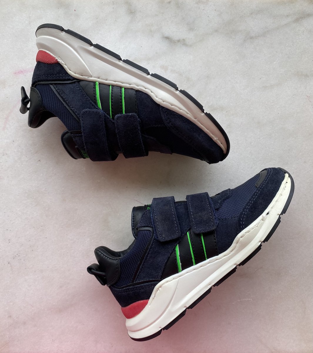 Hip sneaker velcro donkerblauw maat 31