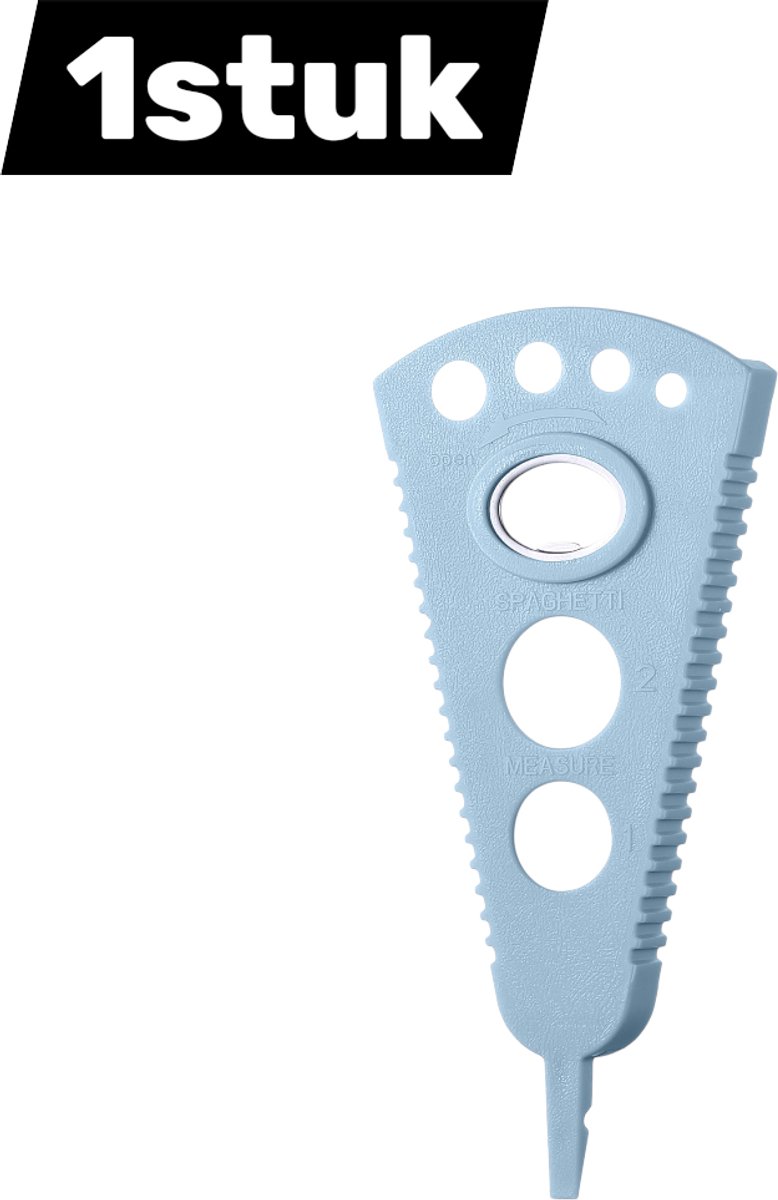 1 stuk - Multifunctionele bierflesopener - Geschikt voor alle soorten flesopeners (blauw)