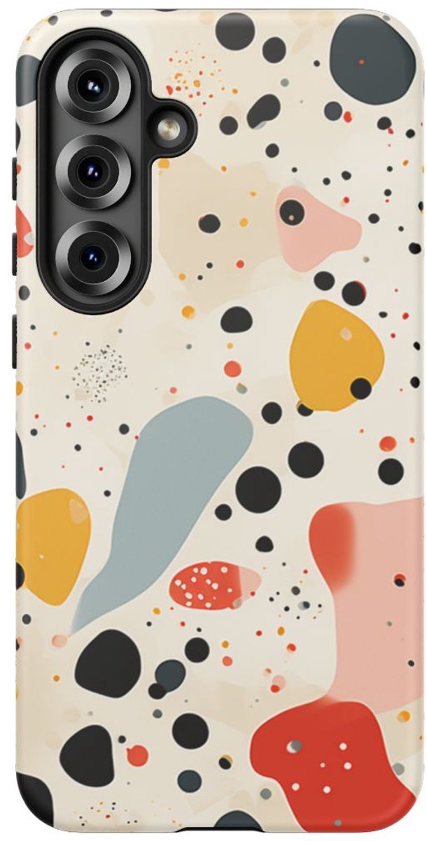 Kleurrijk Terrazzo-Patroon – Telefoonhoesje Geschikt voor Samsung Galaxy S25 Plus