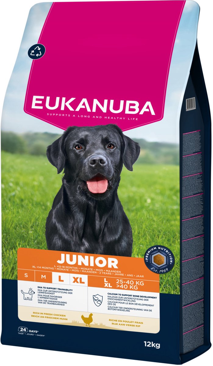 Eukanuba Developing Junior Large Breed - Hondenvoer - Kip - 12 kg