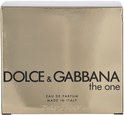 Gouden doosje van Dolce & Gabbana The One Eau de Parfum, 75ml.