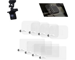 8 stuks - Dashcam-stickers, herbruikbare dashcam-stickers, weerbestendige statische folie 8X6cm/11X6cm (transparant)