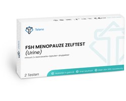 FSH Menopauze Zelftest - 2 stuks Thuistest voor de Overgang - Telano Menopauzetest Sneltest