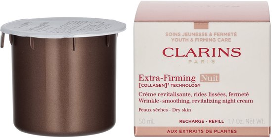 Clarins Extra-Firming Nachtcrème Navulling voor de droge huid 50 Crème