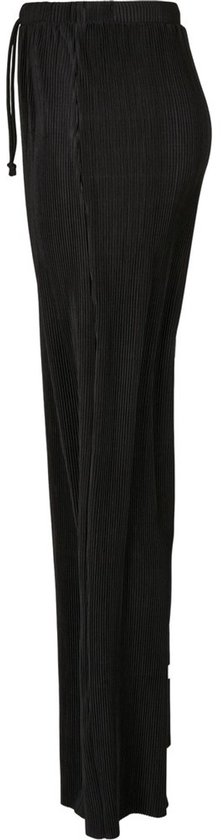 Pantalon Large Urban Classics -XL- Zwart Plissé