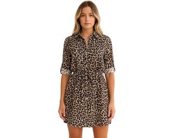 Vintage Jurk Luipaard - Dames Mode - Luipaardprint - Tijger - Print