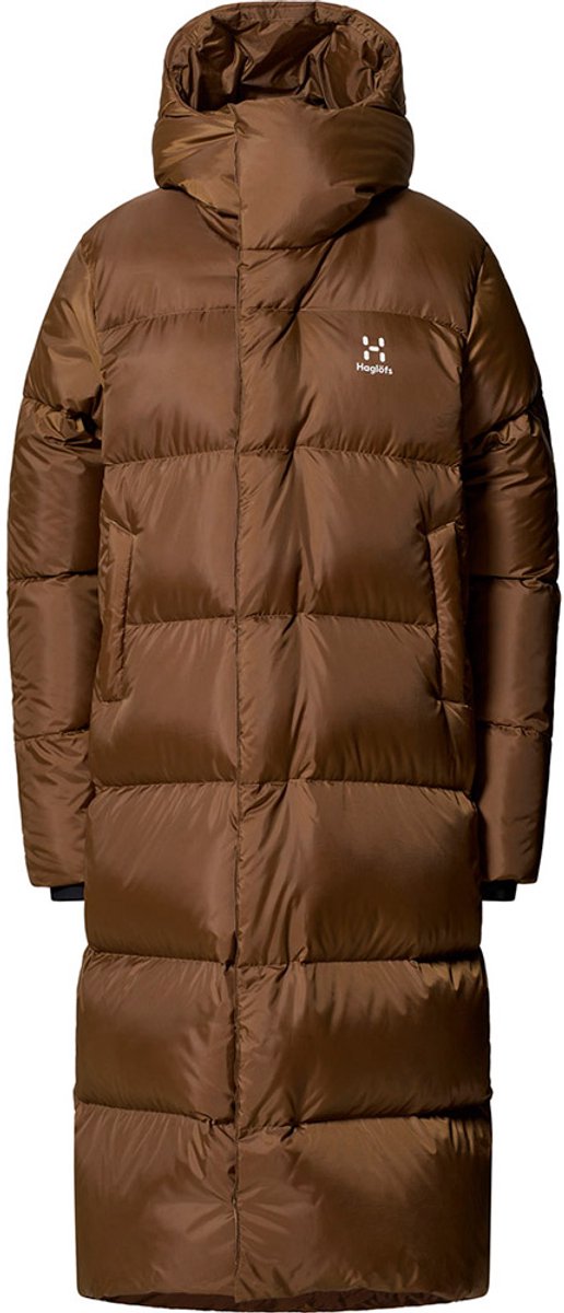 Haglofs Long Down Ii Parka Vrouw Bruin