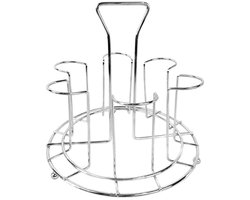 Mokkenrek in de vorm van een boom van roestvrij staal voor het opbergen van koffiekopjes in de keuken