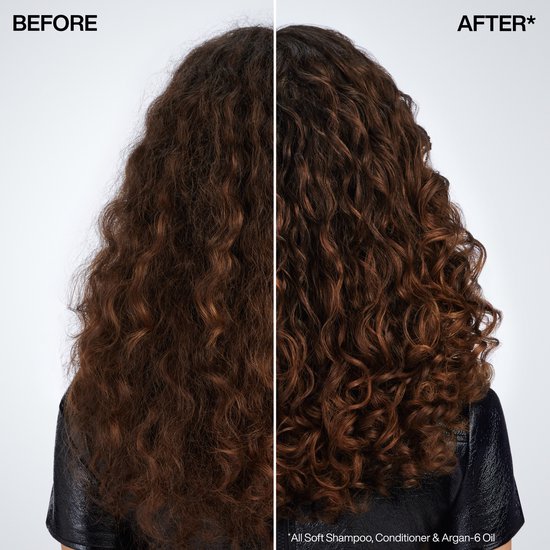 Redken - Huile capillaire sans rinçage All Soft Argan-6 Oil - Pour cheveux secs et cassants - Hydrate intensément, renforce et apporte de la brillance - 100 ml