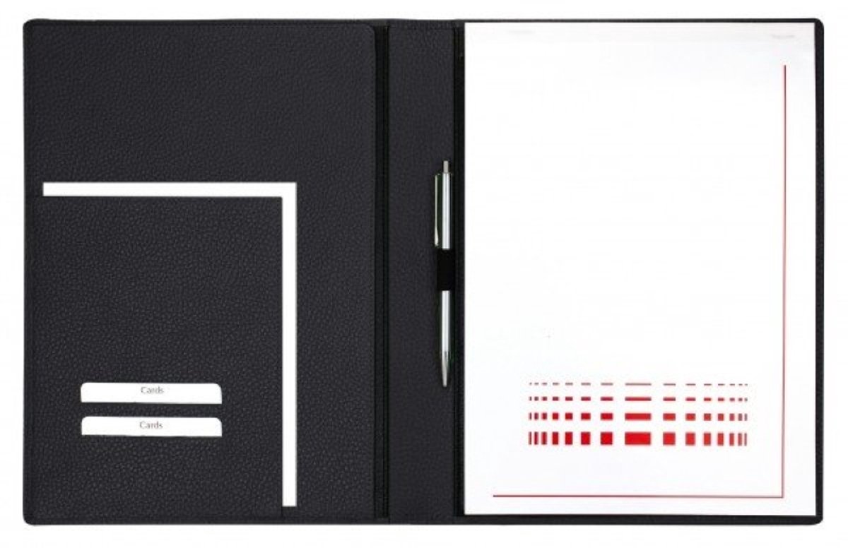 Leren schrijfmap A4 | Donkerbruin