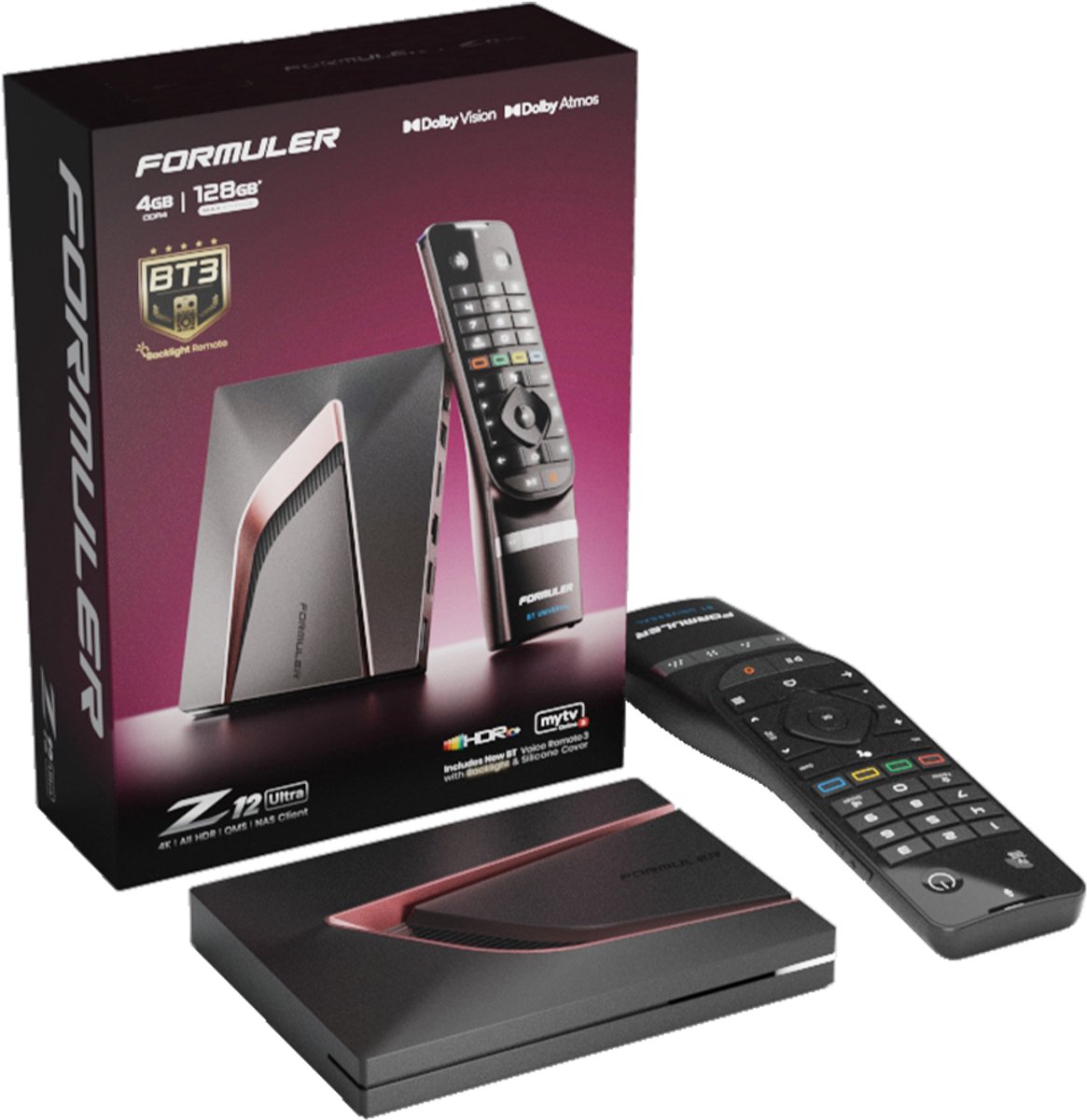 Formuler Z12 Ultra - Bluetooth - Ontvanger - Mediaplayer - IPTV Box - BT edition - BT3 Remote
