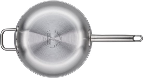 WMF Durado serveerpan, 28 cm, keramische coating, TransTherm universele bodem, gietrand, geschikt voor inductie, 0748386021