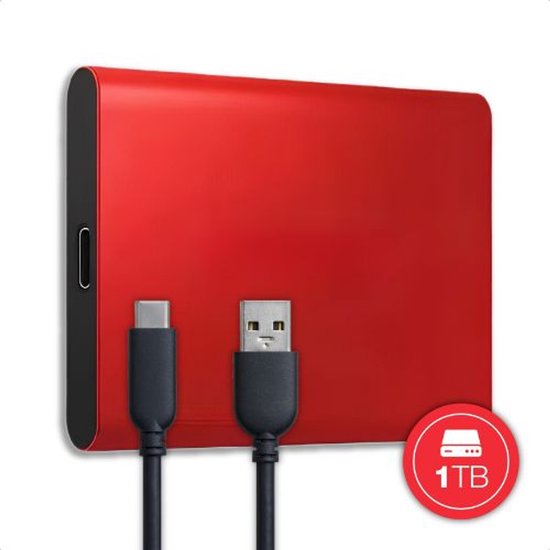 1TB External Hard Drive, USB 3.1/Type-C, Windows & Mac Compatible, Compact, Black 1TB External Hard Drive, USB 3.1/Type-C, Windows & Mac Compatible, Compact, Black