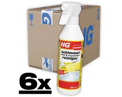 HG Schimmel-, Vocht- en Weerplekkenreiniger - 6 x 500 ml - Voordeelverpakking