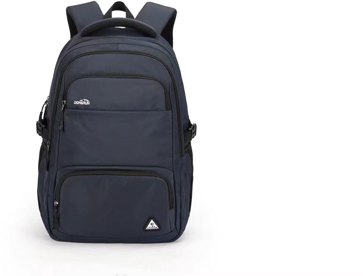 TK-S Rugzak, Blauw en Ruim, 37 Liter, 17,3 inch laptop, drankflesvak. (51x35x21cm)