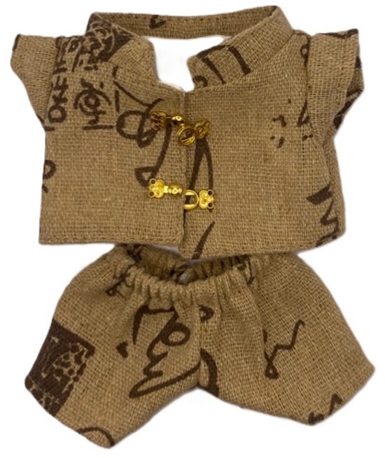 Kledingset geschikt voor Labubu - voor 15-17 cm Labubu poppen (Big Into Energy, Macarons, Have a Seat) - Labubu Kleertjes - Labubu Kleding van Merkloos — afbeelding 3
