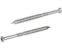 Radix - Vlonder - Tuinhout schroeven - Torx 5,0x80mm - T25 - RVS (100 stuks)
